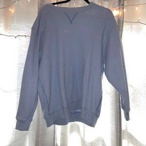 Aerie periwinkle waffle pull over